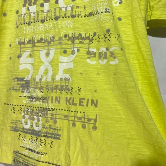 Calvin Klein Yellow‎ Polo Shirt LIKE NEW - Picture 2 of 6